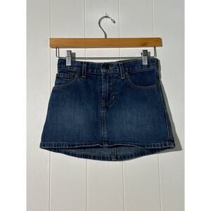 Abercrombie Girls 8 Denim Mini Jean Skirt Size 8 Blue Cotton